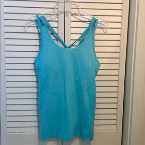 Light blue sports tank